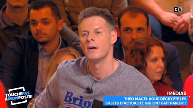 La sudadera Brigitte de Matthieu Delormeau en Touche pas à mon poste del 13/11/2018