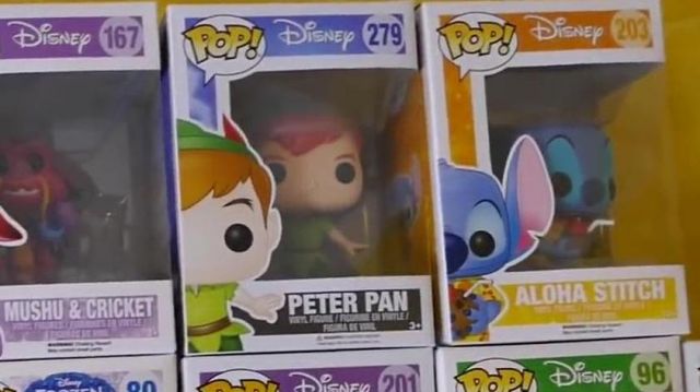 The funko pop Peter Pan of Ptikouik in the video MY ENTIRE COLLECTION OF FUNKO POP !!