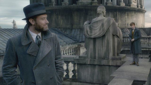 The felt hat of Albus Dumbledore (Jude Law) in The fantastic Animals : The Crimes of Grindelwald