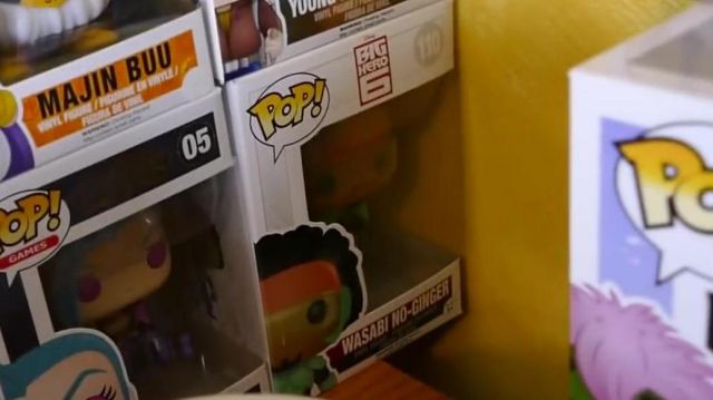 The funko pop of Wasabi in The New Heroes of Ptikouik in the video MY ENTIRE COLLECTION OF FUNKO POP !!