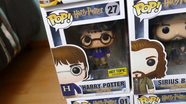 La funko pop d'Harry Potter de Ptikouik dans la video TOUTE MA COLLECTION DE FUNKO POP !!