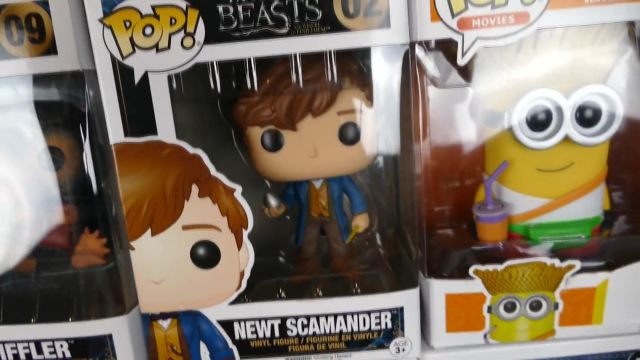 La funko pop de Newt dans Les animaux fantastiques de Ptikouik dans la video TOUTE MA COLLECTION DE FUNKO POP !!