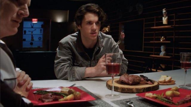 the jean jacket All Saints, JD (James Scully) in Heathers S01E03