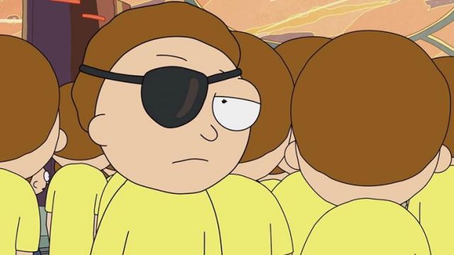 The replica of Evil Morty in Rick and Morty