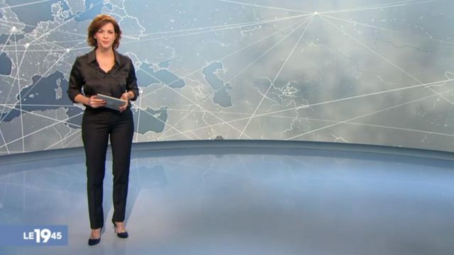 La Chemise en satin de soie lavée noire de Nathalie Renoux dans Le 19:45 de M6 du 18/11/2018