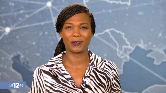 The Shirt zebra print of Kareen Guiock in The 12:45 to M6 of the 15/11/2018