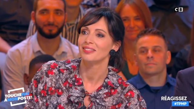 El vestido estampado de Géraldine Maillet en Touche pas à mon poste del 21/11/2018