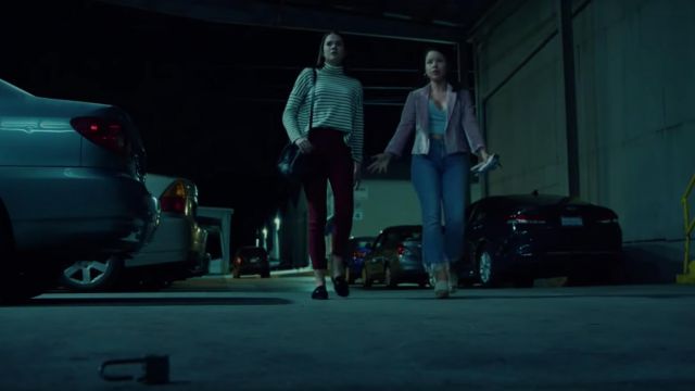 Gucci Leather Princetown Slippers worn by Callie Adams Foster (Maia Mitchell) as seen in Good Trouble S01E01