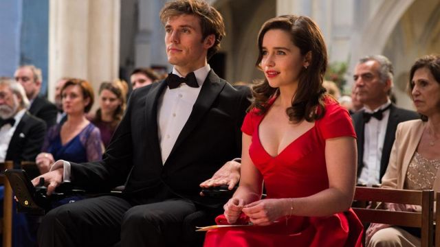 The red dress worn by Lou Clark (Emilia Clarke) in Before you