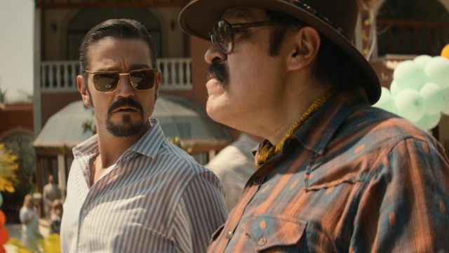 Sunglasses worn by Miguel Ángel Félix Gallardo (Diego Luna) as seen in Narcos: Mexico S01E05