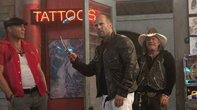 Le blouson Belstaff Pegaso porté par Lee Christmas (Jason Statham) dans Expendables : Unité spéciale