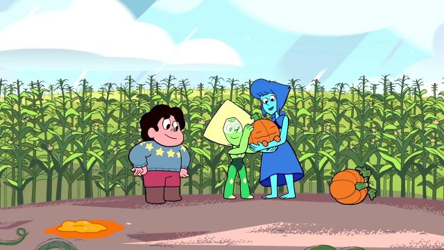 The replica of Pupmkin Dog in Steven Universe S04E08