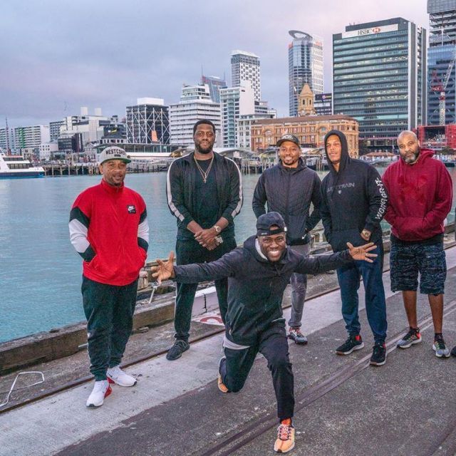 Zapatillas Nike EXP X14 usadas por Kevin Hart en su cuenta de Instagram (@kevinhart4real)