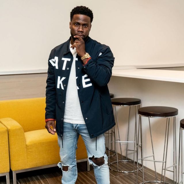 Patta x Nike NRG Coach Jacket dark obsidian worn by Kevin Hart on his  Instagram account @kevinhart4real | Spotern