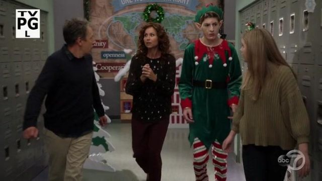 Lou Mock-Neck Pullover Sweater worn by Dylan DiMeo (Kyla Kenedy) in Speechless (S03E08)