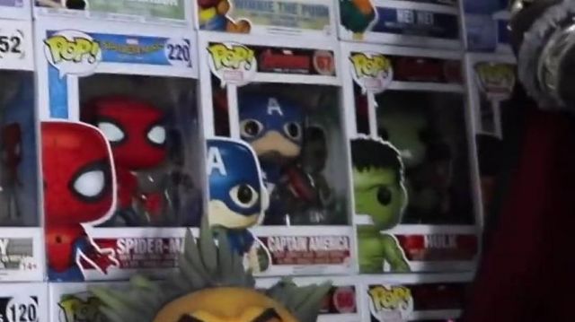 The Figurine FunKo Pop the Hulk in the YouTube video, "ALL OUR POP FUNKO !"