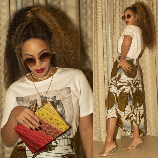 Maliboo Perspex Mule worn by Beyoncé on the Instagram account @beyonce
