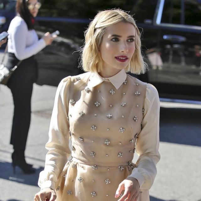 La chemise portée par Emma Roberts sur son compte Instagram @emmaroberts