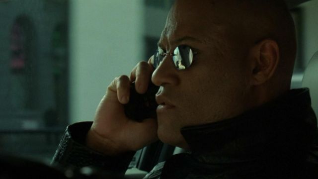 Samsung SPH-N270 of Morpheus (Laurence Fishburne) in The Matrix Reloaded