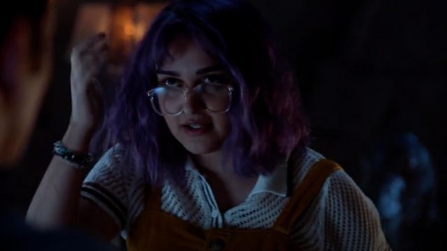 The polo knit Frame carried by Gert Yorkes (Ariela Barer) in Marvel's Runaways S02E03