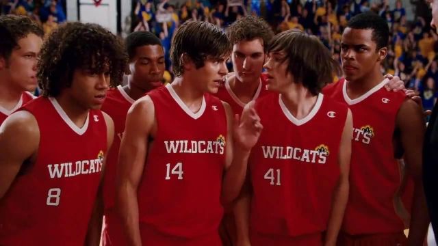 Rapid Sickness golf The red jersey for 14 of the Wildcats, Troy Bolton (Zac Efron) in High  School Musical 3 : senior year | Spotern