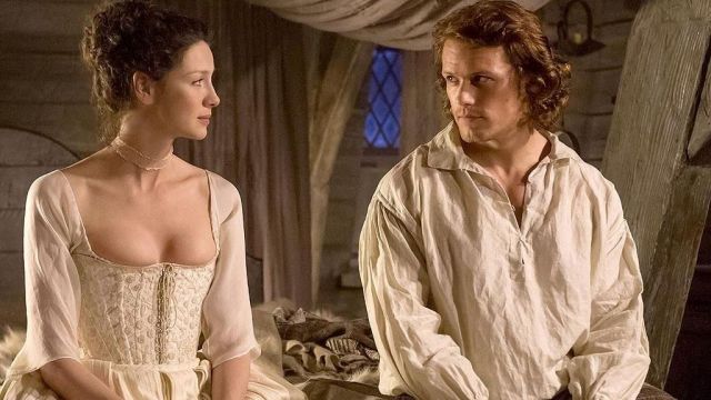 La réplique de la chemise en coton portée par Jamie Fraser (Sam Heughan) dans Outlander S01E07