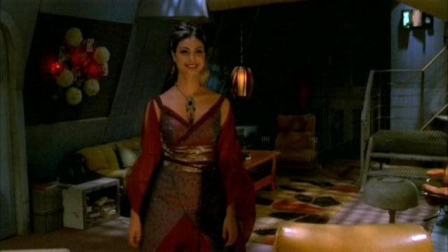 Dress worn by Inara Serra (Morena Baccarin) as seen in Firefly TV show wardrobe (Season 1 Episode 7)