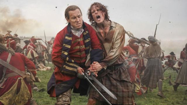 Ca­p­tain Jack Ran­dall's (To­bias Men­zies) cutlass sword as seen in Out­lan­der S03E01