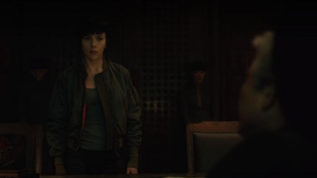 Bomber jacket worn by Major (Scarlett Johansson) as seen in Ghost in the Shell