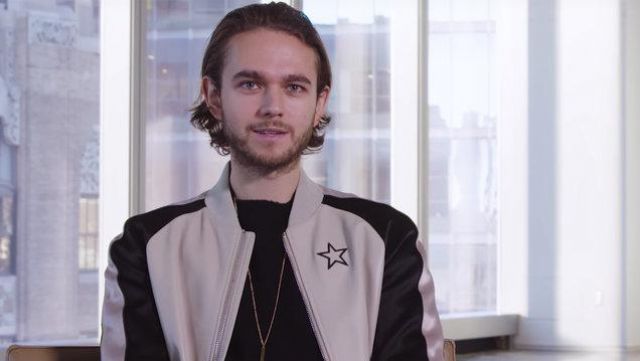 Givenchy Souvenir Bomber Jacket worn by Zedd in Zedd Breaks Down His Most Iconic Tracks video from GQ