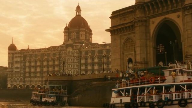 The hotel Taj Mahal Palace in Mumbai in India in the film Hotel Mumbai