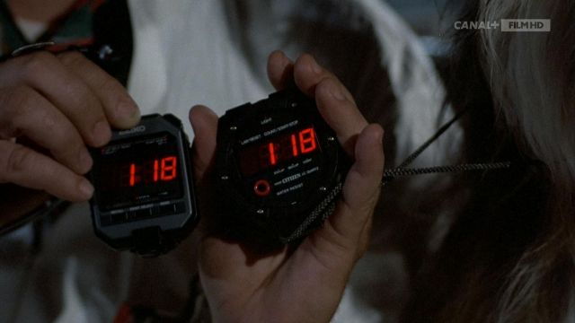 Seiko Stopwatch used by Dr. Emmett Brown (Christopher Lloyd) in Back to the Future