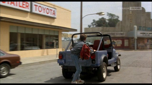 Toyota Signe de Marty McFly (Michael J. Fox) dans Retour vers le Futur