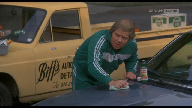 Turtle Wax used by Biff Tannen (Thomas F. Wilson) in Back to the Future