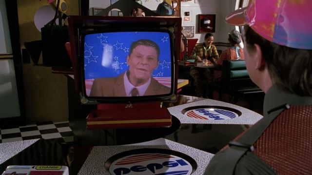 JVC Television used by Marty McFly / Marty McFly Jr. / Marlene McFly (Michael J. Fox) in Back to the Future Part II