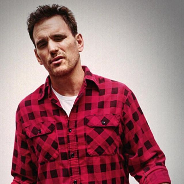 Red Plaid Shirt worn by Matt Dillon for LeMonde photo shoot on his Instagram account @mattdillon
