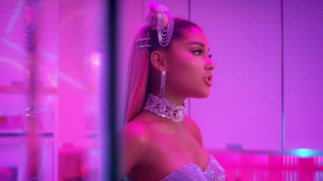Crystal Drop Earrings Worn By Ariana Grande In 7 Rings Video