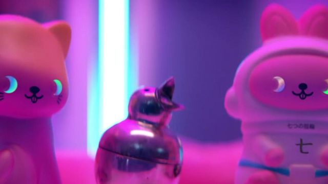 Ultra Galaxy Gang Astronaute Lapin Visqueux Jouet comme on le voit dans l'Ariana Grande du clip vidéo 7 anneaux