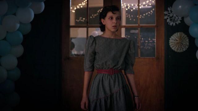 Snowball Dress worn by Eleven (Millie Bobby Brown) as seen in Stranger Things (Season 02 Episode 09)
