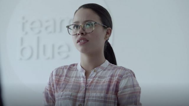 Abercrombie & Fitch Tie Sleeve Button-up Shirt worn by Mariana Adams Foster (Cierra Ramirez) on Good Trouble S01E03