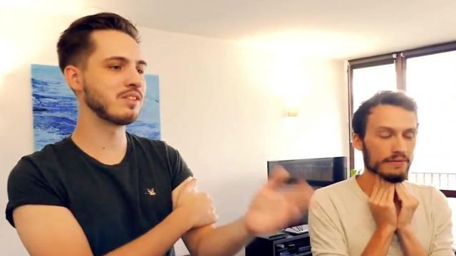 The t-shirt of Damien Laguionie in the YouTube video This is the moment of truth