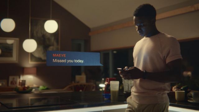 Jackson Marchetti's (Kedar Williams-Stirling) pink t-shirt as seen in Sex Education S01E03
