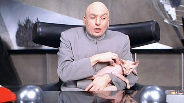 The chair Erik Jorgensen Dr. Evil (Mike Myers) in Austin Powers