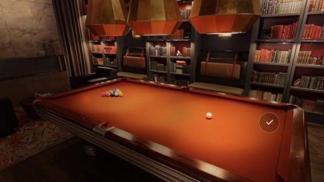 Le luminaire &'Costa dans la salle de billard de Christian Grey (Jamie Dornan) dans Cinquante nuances plus sombres