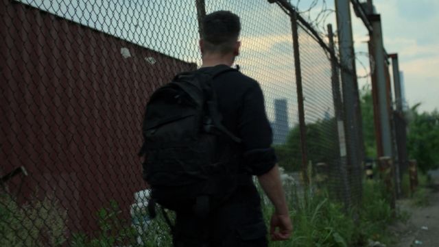 Black Tactical Backpack worn by Frank Castle (Jon Bernthal) in Marvel's The Punisher S02E10