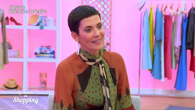 La  Robe à Design Patchwork de Cristina Córdula dans Les reines du shopping du 25/01/2019