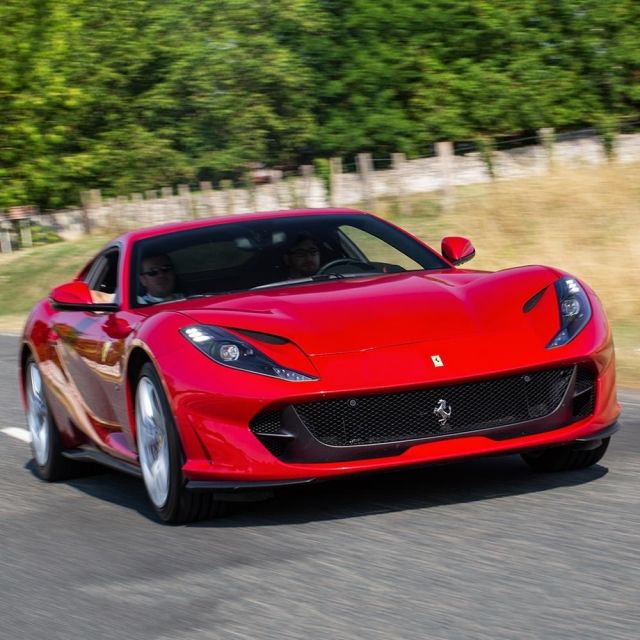 Ferrari 812 Superfast Car on the Instagram account of @ferrari
