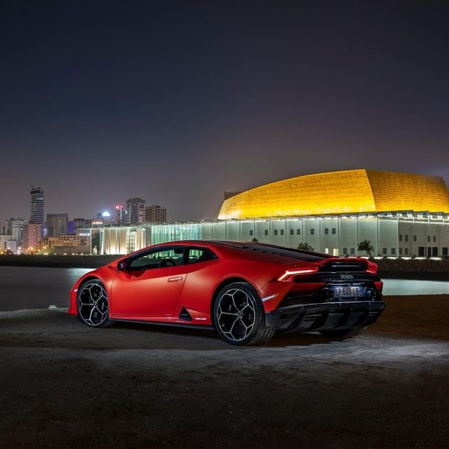 Lamborghini Huracan on the Instagram account of @lamborghini
