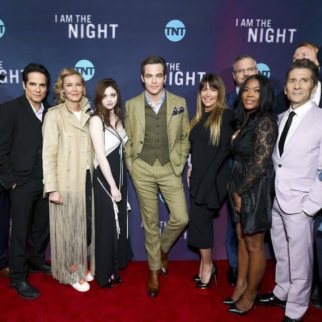 Frye Grady Chelsea Brown Boots worn by Chris Pine at I Am the Night Los Angeles Premiere - 24 January 2019