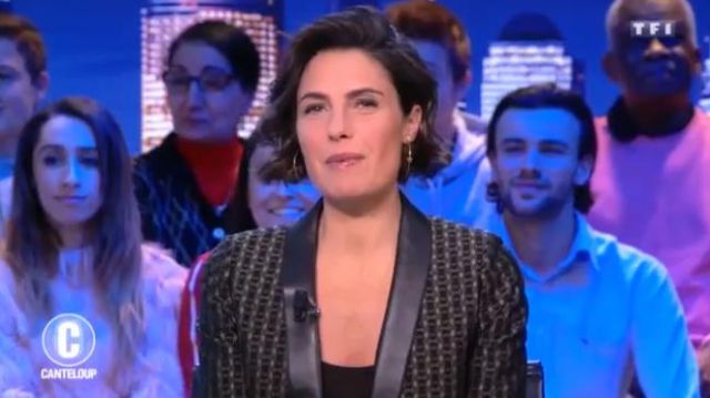 La veste de Alessandra Sublet dans C'est Canteloup du 29/01/2019